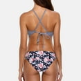thumbnail image 6 of Women's Floral Bikini Set Lace Up Swimsuit Padded Swimwear, 6 of 6