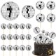 thumbnail image 1 of Decoraciones para tartas SPFYUnion Disco Ball para cupcakes, 21 unidades, 1 of 6