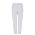 thumbnail image 4 of Pants for Men Casual Straight Leg Trousers Solid Color Workout Athletic Track Pants with Pockets, White, XL, 4 of 6