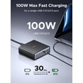 thumbnail image 3 of Estación de carga UGREEN Bloque de cargador USB C GaN de 200 W y 8 puertos, 3 of 8
