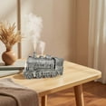 thumbnail image 3 of Humidifiers for Bedroom,Steam Train Looking Mist Air Humidifier Diffuser With 2/8 Hours Timing Function - for Relaxation, Home Decor & Gifts(Silver), 3 of 5
