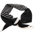 thumbnail image 1 of Spring Chiffon Scarf Dots Printing Sweet Small Clothes Decorative Cool Scarf for Woman (Black), 1 of 8