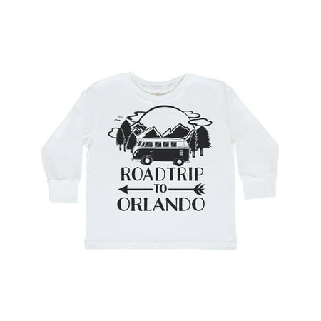 

Inktastic Road Trip To Orlando Gift Toddler Boy or Toddler Girl Long Sleeve T-Shirt