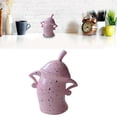 thumbnail image 5 of Canister With Attitude Drop Resistant PVC Durability Food Canisters With Lids Desktop Cup Ornament For Halloween Pink, 5 of 5