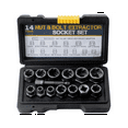 thumbnail image 1 of 14Pcs Impact Bolt & Nut Remover Set, Stripped Lug Nut Remover with Hex Adapter Extraction Socket Set, 1 of 6