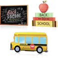 thumbnail image 1 of Back To School Decorations 3 Pieces Wooden Table Centerpiece Table Topper Sign for Teacher Appreciation First Day of School Decorations Back to School Party Decorations Supplies Classroom School Decor, 1 of 7