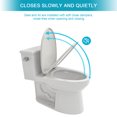 thumbnail image 5 of Boyel Living 12 inch One Piece 1.28 GPF Single Flush Elongated Toilet , Soft-close Seat Included(White), 5 of 7