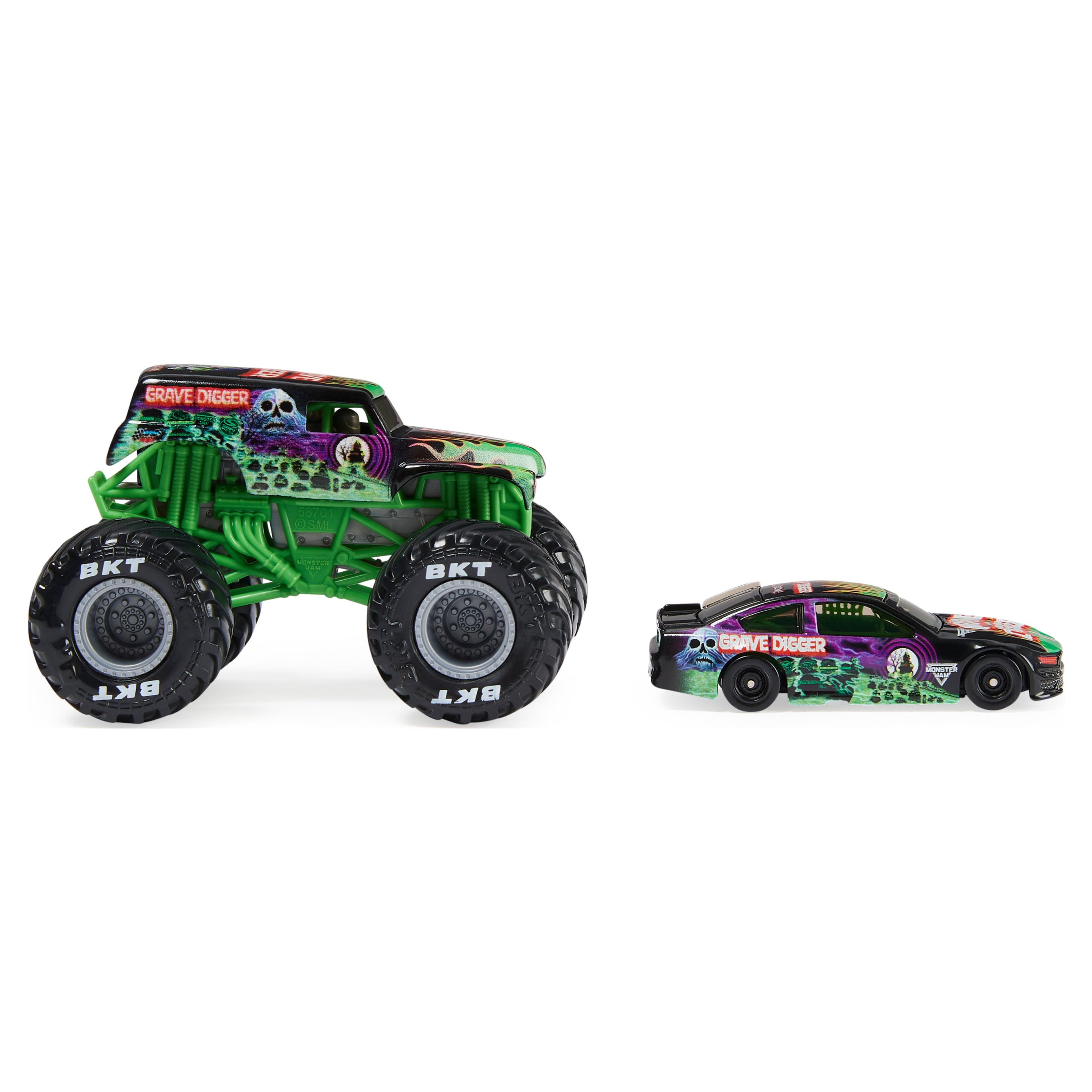 Monster Jam, 12-Pack 1:64 Scale Monster Truck Vehicles (Walmart