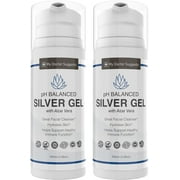 Silver Gel: pH Balanced Silver Gel with Aloe Vera - Strong 30ppm Silver Gel in a Easy Pump Container:   Pack of 2
