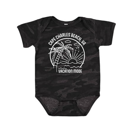 

Inktastic Summer Vacation Mode Cape Charles Beach Virginia Gift Baby Boy or Baby Girl Bodysuit