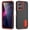 Black + Orange, variant on Kryonix For Motorola Moto G 5G 2026 6.7” Case Kickstand Durable 3-Layer Military Grade Protective Case Hybrid Silicone Heavy Duty Rugged Shockproof Screen Lip Raised Protection,Gray+Green