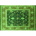thumbnail image 1 of Ahgly Company Indoor Rectangle Oriental Green Industrial Area Rugs, 5' x 7', 1 of 4