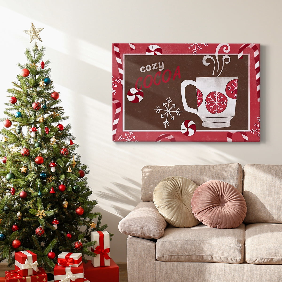Cozy Cocoa Christmas Collection A- Gallery Wrapped Canvas