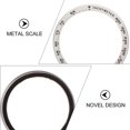 thumbnail image 4 of Black Metal Watch Protector Bezel Ring for 2Pcs Watch Dial Use, 4 of 5