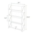 thumbnail image 4 of Yamazaki Home Slim Shoe Rack, White, Steel,  Holds 8 to 12 shoes, Supports 26.4 pounds, 4 of 4