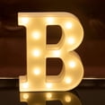 thumbnail image 2 of Dalrosia LED Letters Lights Sign, 26 Alphabet Light Up Letters White Led Letters for Bar Party Birthday Home Wedding Décor, 2 of 7