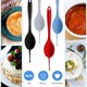 thumbnail image 4 of Set de 4 Cucharas de Cocina de Silicona 10.6" Resistentes al Calor Antiadherentes para Mezclar y Servir (Colores Vivos), 4 of 5