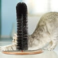 thumbnail image 6 of Cat Self-Groomer Arch, Cat Back Scratcher Cat Brush, Bristle Ring Brush Cat Arch with Carpeted Base, Back Scratcher and Massager for All Size Cats, 6 of 7