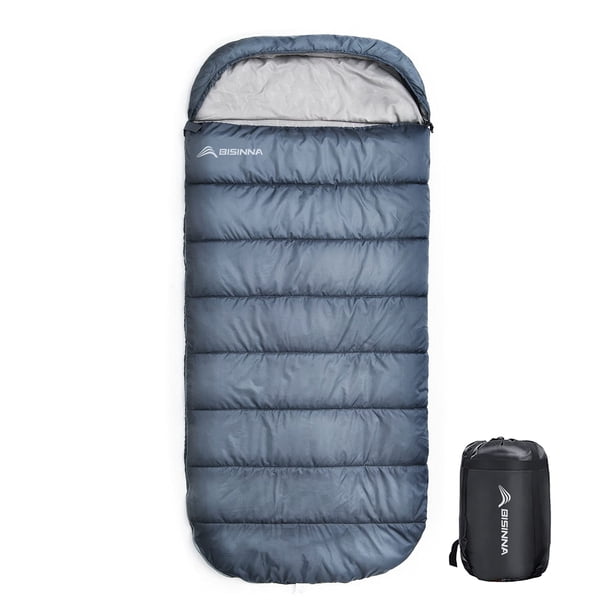 Bolsa de Dormir BISINNA XXL Impermeable para Adultos, 3-4 Estaciones