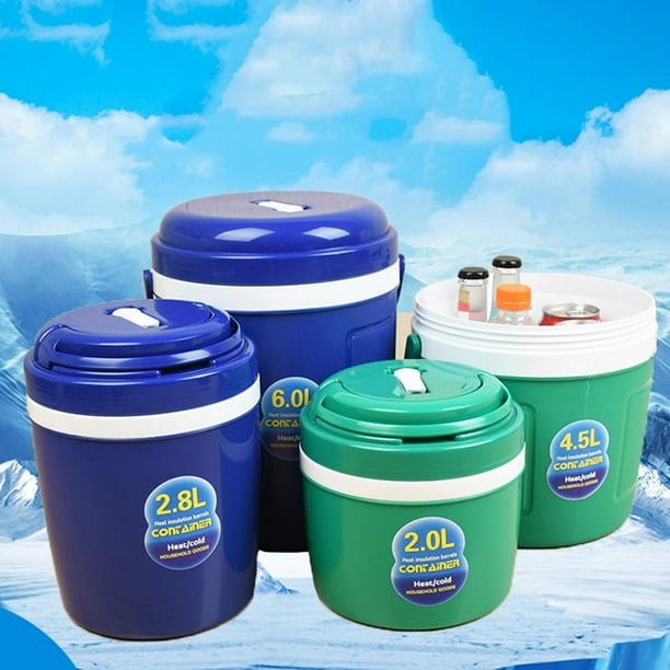 Car Insulated Bucket Lunch For Travel for Storage 6L Blue Walmart