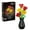 Rose, variant on GZBrick Tulip Flower Bouquet Building Sets with Vase for Adults Girls Compatible with Lego