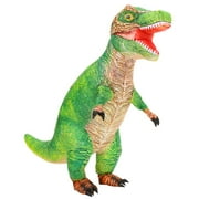 Husfou Inflatable Dinosaur Costume for Adult, T-Rex Blow up Fancy Dress Suit Cosplay Party Accessories for Halloween Christmas Decorations, One Size