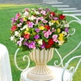thumbnail image 4 of Yastouay 5 Pcs Artificial Flowers for Outdoors ,UV Resistant Faux Impatiens for Outdoor Planters,Silk Flowers for Front Door Porch Decorations,Mixcolor, 4 of 7