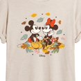 thumbnail image 3 of Disney - Mickey Minnie Leaf Pile - Women's Oversized T-Shirt, 3 of 5