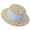 Blue, variant on Woman's French Style Hat for Summer A Stylish Flat Top Sun Hat for Seaside and Beach A Sun Hat for The Beach. Outdoor Sun Hat Bucket Hat Teenager Bush Hat Gentlemen Bucket Hat Drunk Hat