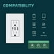 thumbnail image 5 of TOPELER - Tomacorrientes USB de pared, receptáculos de salida USB C de 3 puertos, de 30 W 6.0 A, 15, 5 of 7