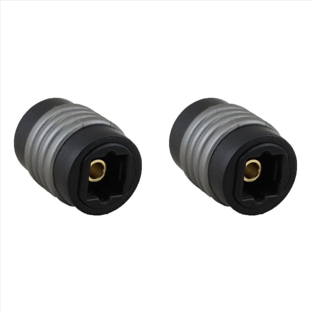Altavoz Reproductor de DVD Adaptador de Cables Ópticos de Audio Digital CD Portátil Extensor Hembra de Fibra Óptica Acoplador de Extensión 2 Pieza
