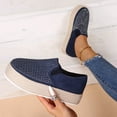 thumbnail image 1 of Otoño nuevo estilo de gran tamaño de cuerda de cáñamo de cabeza redonda de corte bajo zapatos casuales de comercio exterior de diamantes de imitación de Color sólido para mujer Wmkox8yii shalkjhdk1532, 1 of 1
