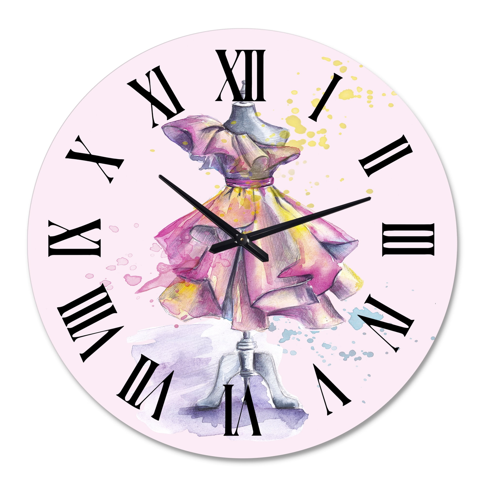 Designart 1 in French,Country Wall Clock