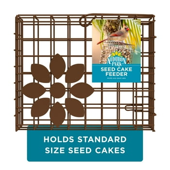 Audubon Park Seed Cake Basket Wild Bird Feeder, Bronze Finish