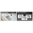 thumbnail image 4 of Kohler K-5871-5Ua3 Riverby 33" Undermount Single Basin Cast Iron Kitchen Sink - Grey, 4 of 7