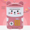 thumbnail image 5 of Huchas electrónicas con código de huella digital para niños, mini cajero automático, papel de desplazamiento automático, hucha, máquina de narración de cuentos con un solo clic con luz music, 5 of 5