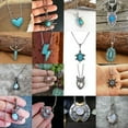 thumbnail image 2 of HOOUN Vintage Style Turquoise Moonstone Necklace Pendant Boho Western Women Jewelry-28#Moonstone dragonfly, 2 of 5