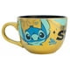 thumbnail image 1 of Tazon de Ceramica Metalizado Stitch Cerealero Dorado Capacidad 710 ml Taza Jumbo Tarro, 1 of 4