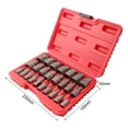 thumbnail image 3 of 25Pc Hex Screw Extractor Set Multi Teeth High Carbon Steel Rounded Bolt Remover, 3 of 9
