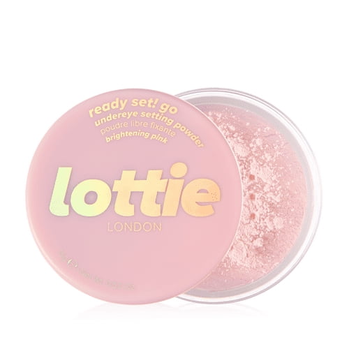 Lottie London Ready Set! Go Brightening Pink Setting Powder 0.17 Oz