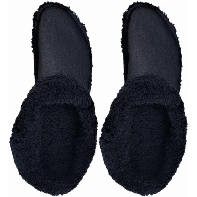 HUGFEGWE Insoles for Crocs Clogs Replacement,Fur Insert Lining Shoe Inner,Shoe Inner Sole Removable Furry Liners,Warm Fleece House Slippers for Outdoor Indoor AZ824-6282