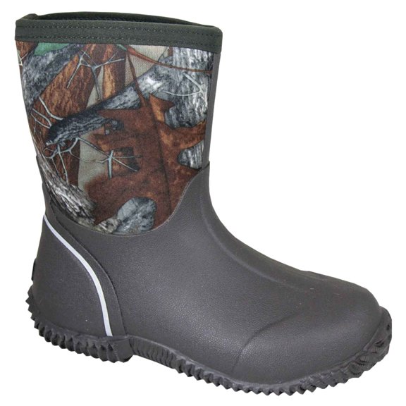 Smoky Mountain Boots Children Boys Amphibian 8in Camo Rubber Waterproof 9 D