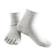 thumbnail image 1 of Calcetines cómodo punta de cinco dedos, calcetines de , atléticos, informales Gris Hugo Calcetines de algodón de cinco dedos, 1 of 7