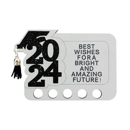 

Eudgs 2024 Graduation Wallet Congratulations Graduation Wallet 2024 Graduation Wallet Decoration Storage Rack Big Ornament Ornament Ds9 Ornament Ornament Set with Topper Ornament Packs Daughter