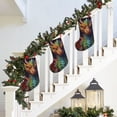 thumbnail image 5 of Lsque Whimsical Dragon Color Cool Pattern 18 Inch Christmas Stockings, Festive Holiday Stocking for Christmas Decorations Holiday Decor, 5 of 8