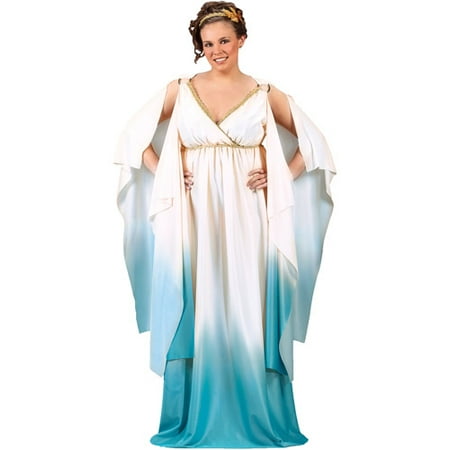 Greek Goddess Adult Plus Halloween Costume, Size: 16W-20W - One Size