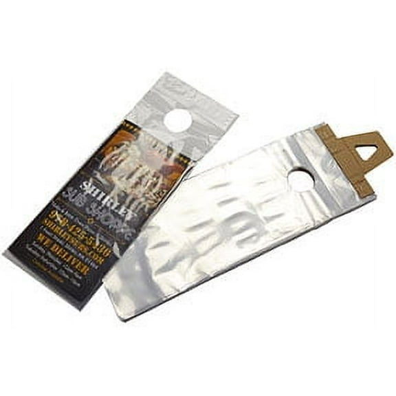 Doorknob Bags, 6" X 12" with 1.5" Hole and 3.5" Lip, 1.5 Mil Polyethylene, 100 Bags Per Header - Case of 1,000 Bags