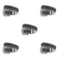 thumbnail image 2 of Decodeary Wide Application Rhinestone Belt Western Belt For Parties Bars And Concerts Modify Waist Line Black+White 115cm 5Set, 2 of 6