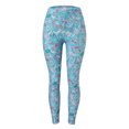 thumbnail image 2 of Gibobby Medias Termicas Afelpadas de Forro Polar Mujeres Casual cintura alta flor impreso Slim Fit simulación Jeans Leggings(Rosa,Talla única), 2 of 3