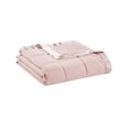 thumbnail image 3 of JERFIT King Size Blush Down Alternative Blanket, Lightweight All-Season Comforter with Satin Trim, Hypoallergenic & OEKO-TEX Certified, 3 of 7